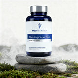 Meo Nutrition Moringa Capsules 800mg bottle side view