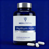 Meo Nutrition Psyllium Husk Capsules bottle with label visible