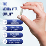 MERRY VITA Magnesium Glycinate 1000mg 120 Capsules packaging
