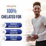 MERRY VITA Magnesium Glycinate 1000mg 120 Capsules with dosage information
