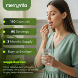 MERRY VITA Moringa Capsules close-up of capsules