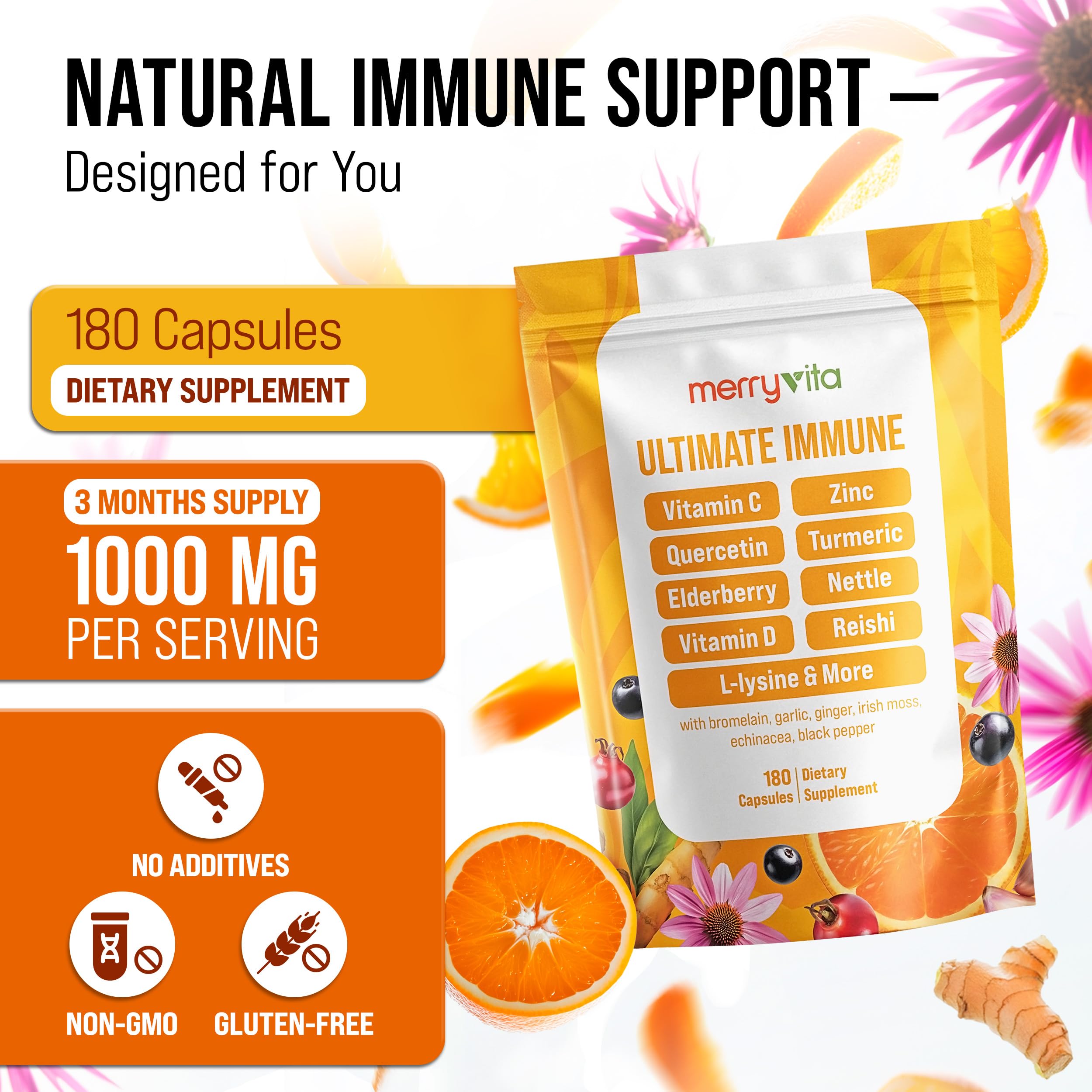 MERRY VITA Vitamin C Supplement ingredients list