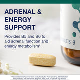 Metagenics Adrenal Extracts supplement capsules close-up
