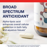 Metagenics Alpha Lipoic Acid Supplement 300mg side view