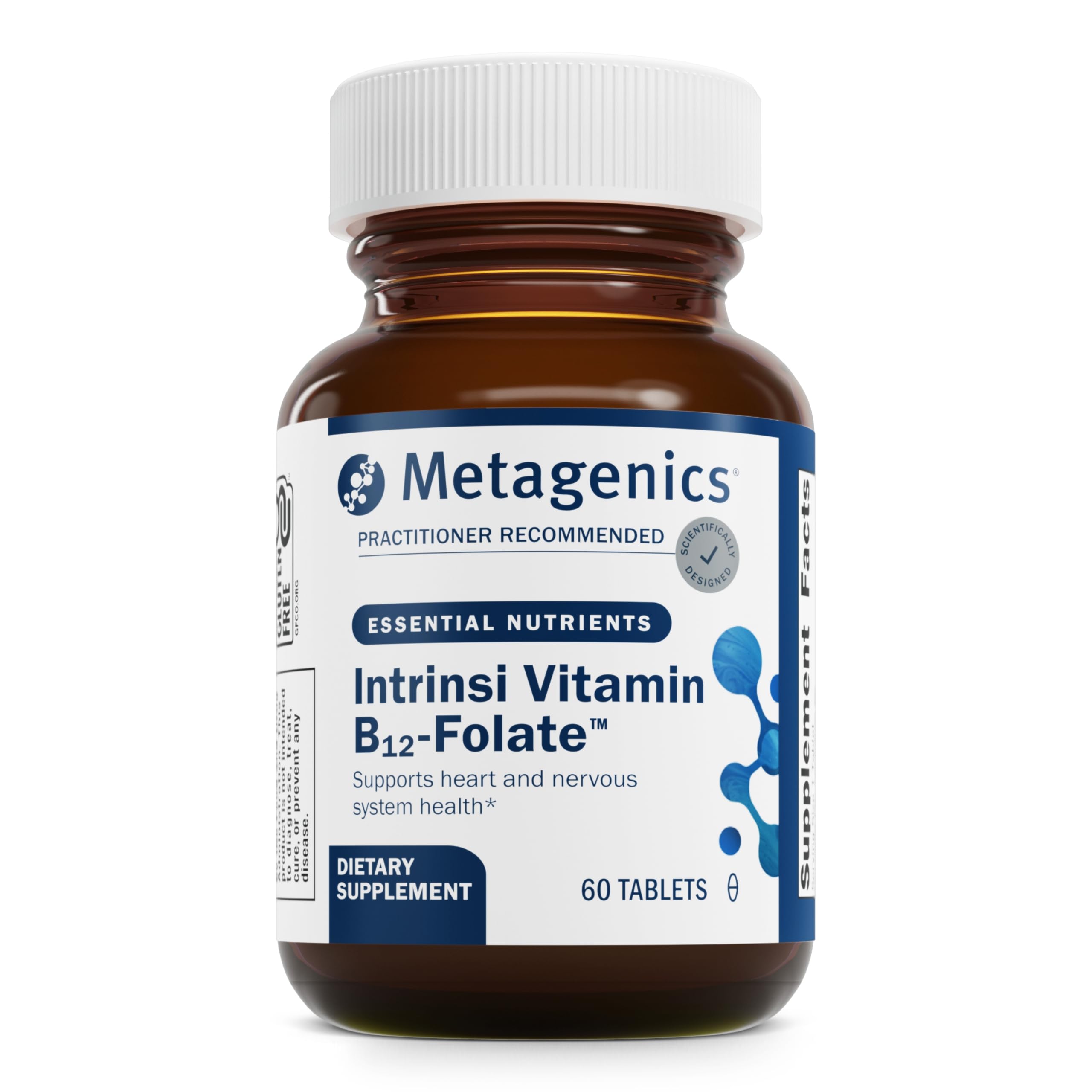 Metagenics B12 & Folate Supplement front view packaging