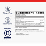 Metagenics Berberine HCl 500mg Vegetarian Capsules opened bottle
