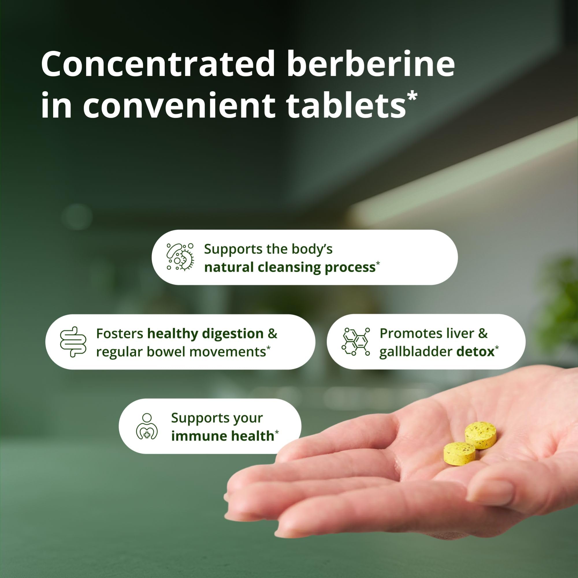Metagenics Berberine HCl Supplement 400mg bottle with label