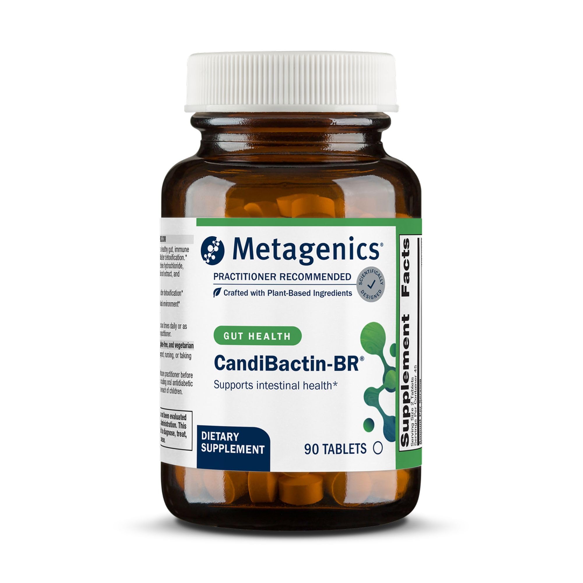 Metagenics Berberine HCl Supplement 400mg front view