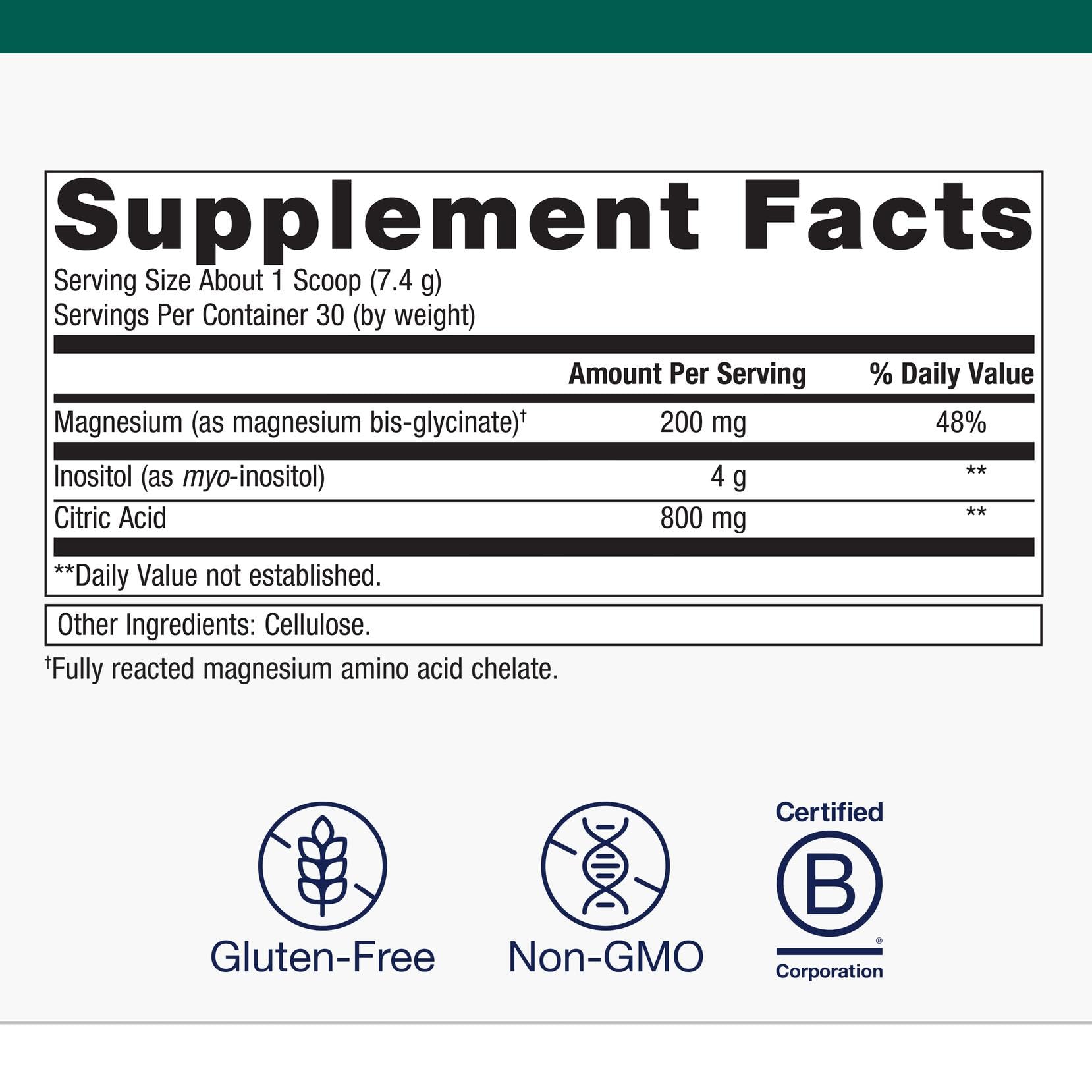 Metagenics Blended Vitamin & Mineral Supplement ingredients list