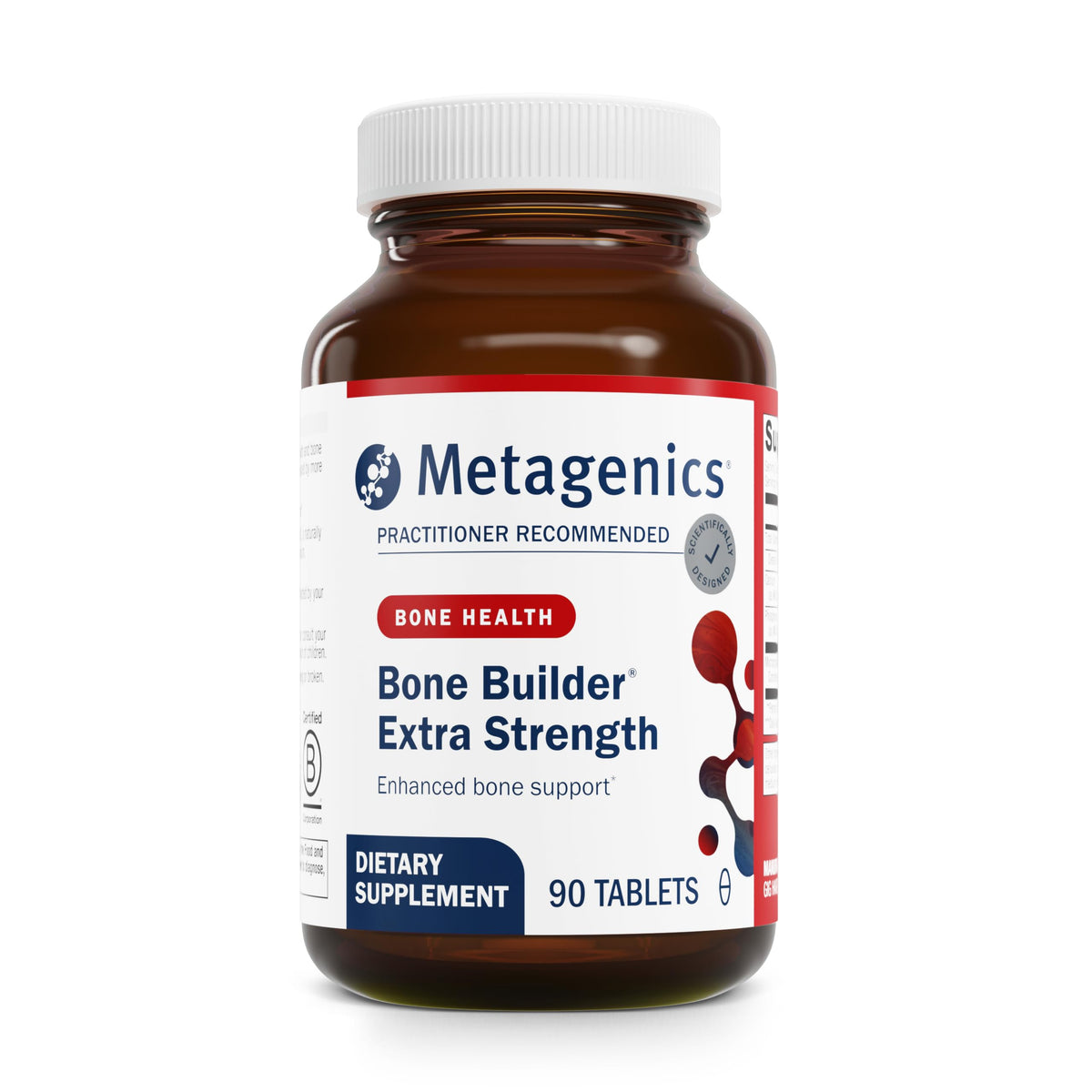 Metagenics Bone Builder Extra Strength Calcium Supplement front view