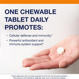 Metagenics Chewable Vitamin C 250mg tablets in natural orange flavour