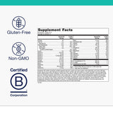 Metagenics Children's Multivitamin Vanilla Powder mixed in a glass
