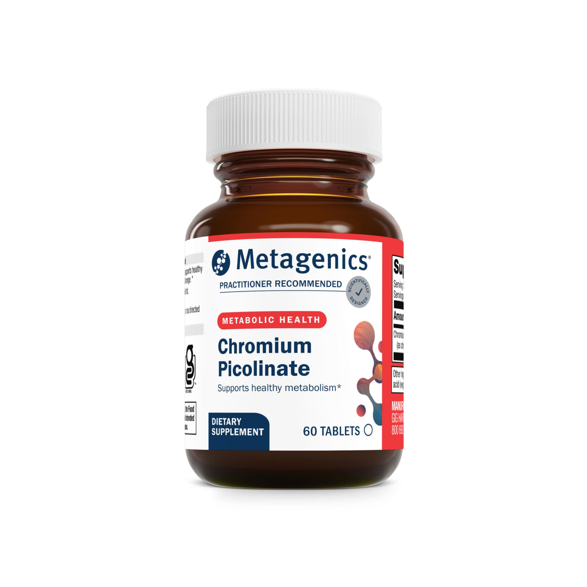 Metagenics Chromium Picolinate 200 mcg 90 Tablets front view