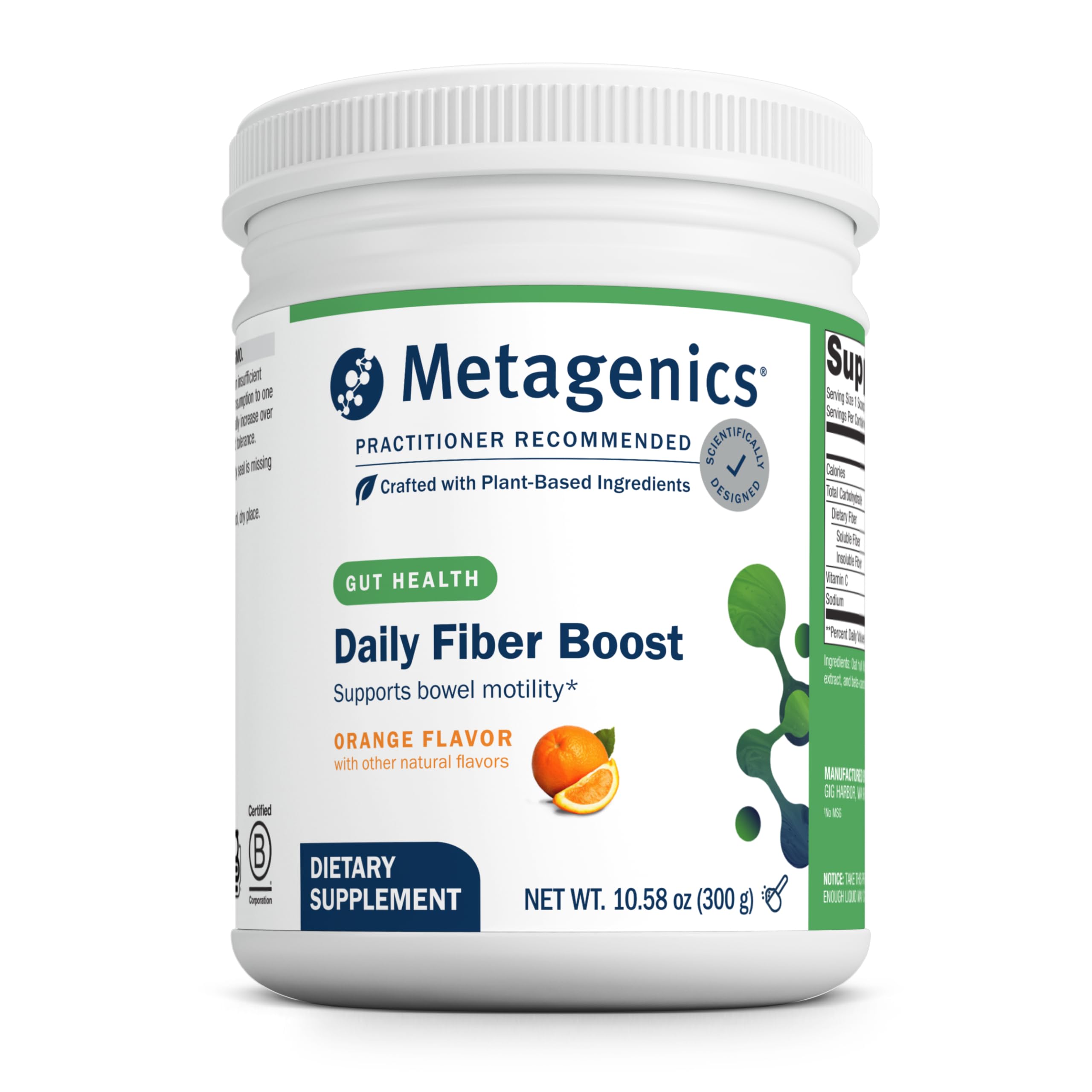 Metagenics Comprehensive Fiber Support 372g front view