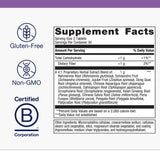 Metagenics Comprehensive Stress Support Capsules back view