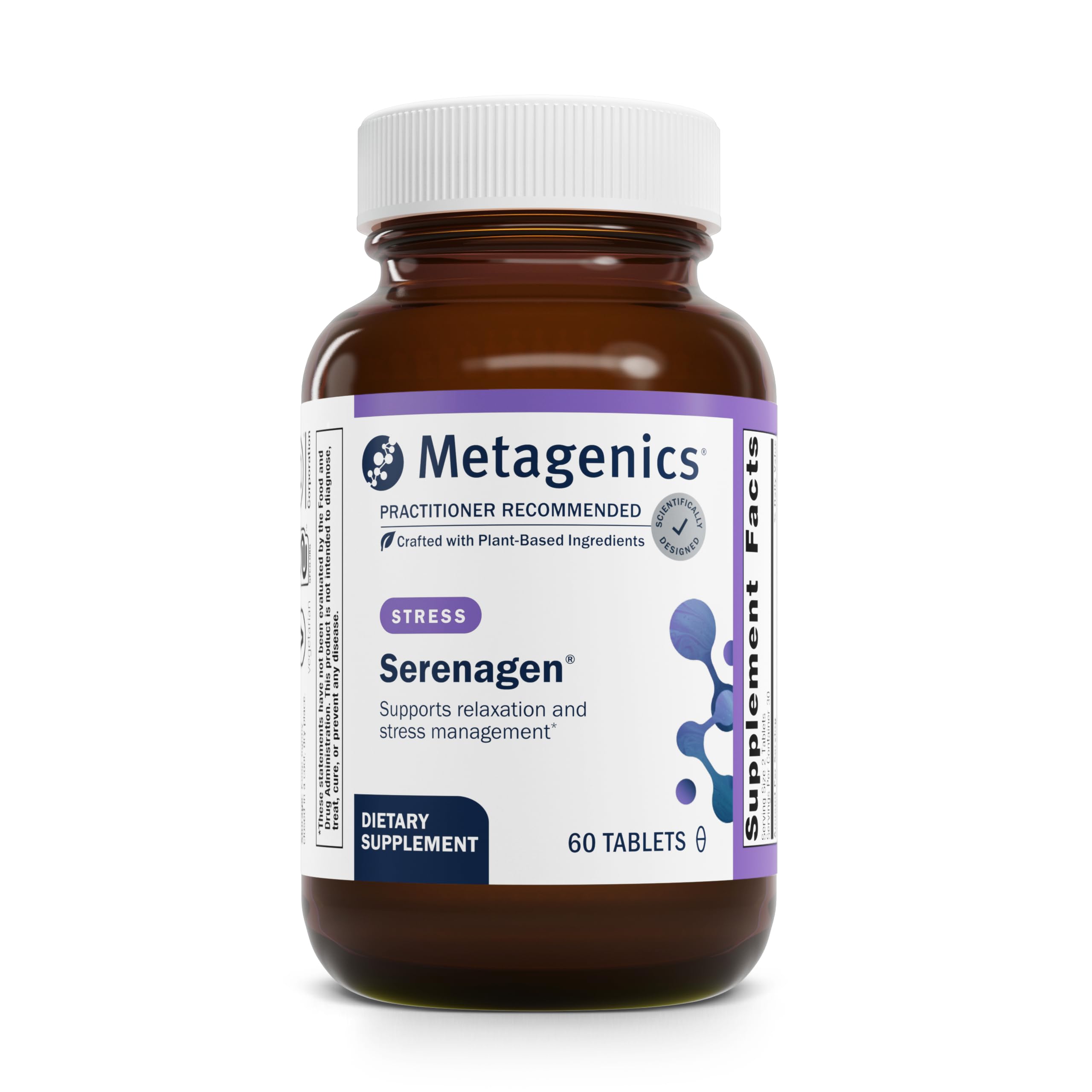 Metagenics Comprehensive Stress Support Capsules front view