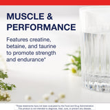 Metagenics Creatine UP 295g powder in a glass of water