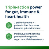 Metagenics Daily Probiotic Gummies open package with gummies