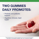 Metagenics Daily Probiotic Gummies side view showing gummies