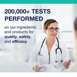 Metagenics DHA Softgels with a measuring spoon