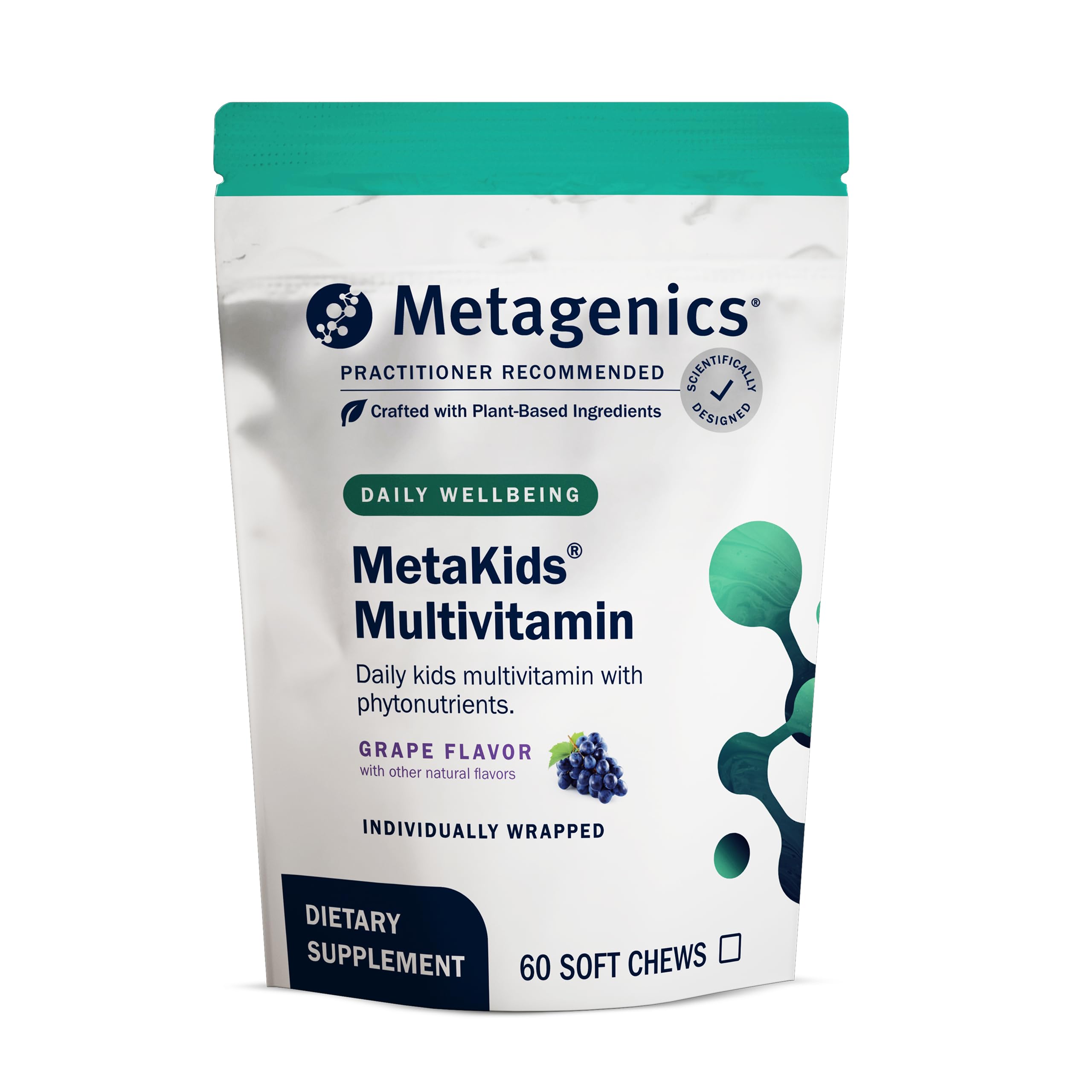 Metagenics Kids Multivitamin Soft Chews packaging front view