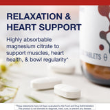 Metagenics Magnesium Citrate 300mg with Calcium 60mg back view
