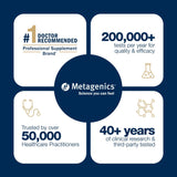 Metagenics Magnesium Glycinate 100mg supplement bottle back view