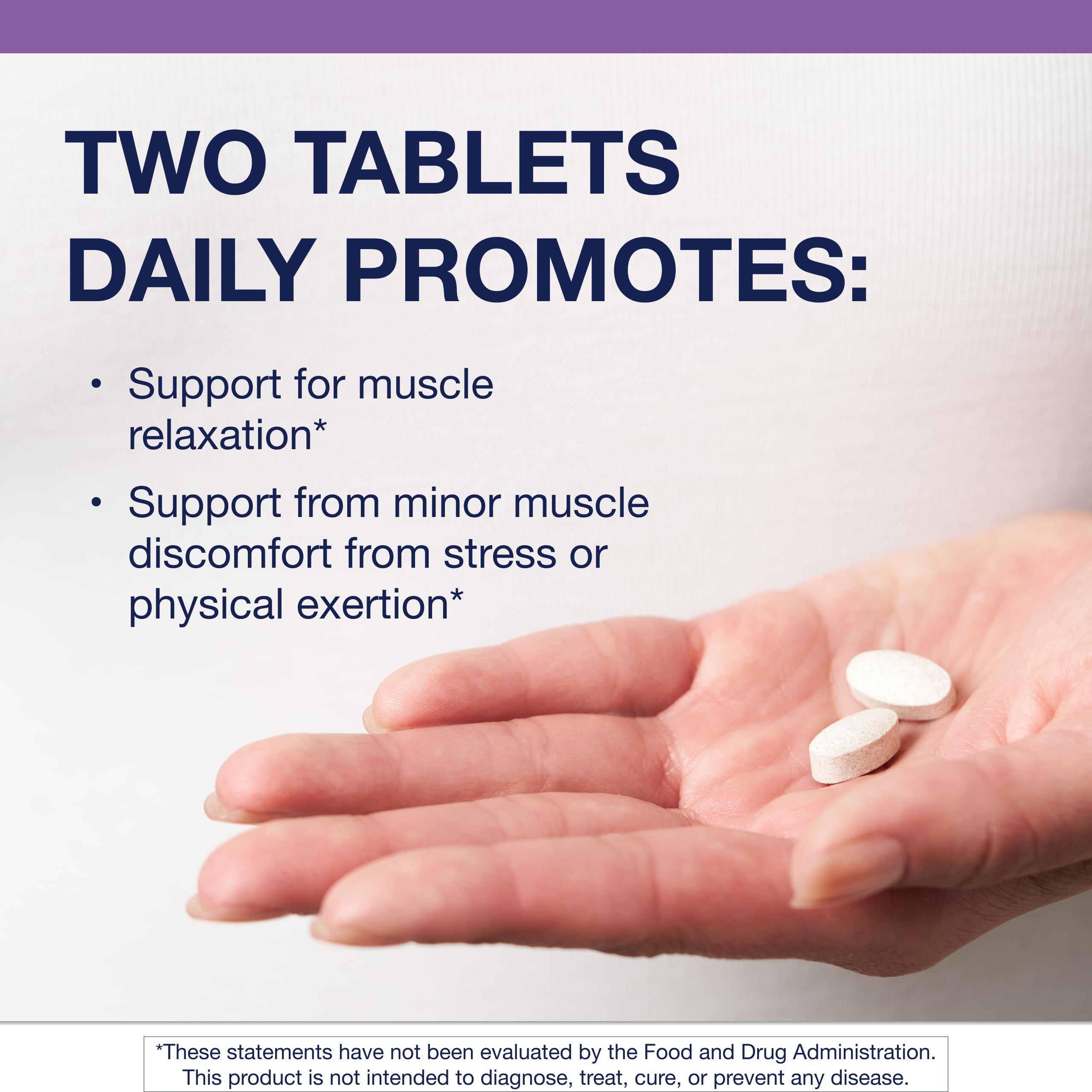 Metagenics Magnesium Supplement 100mg side view