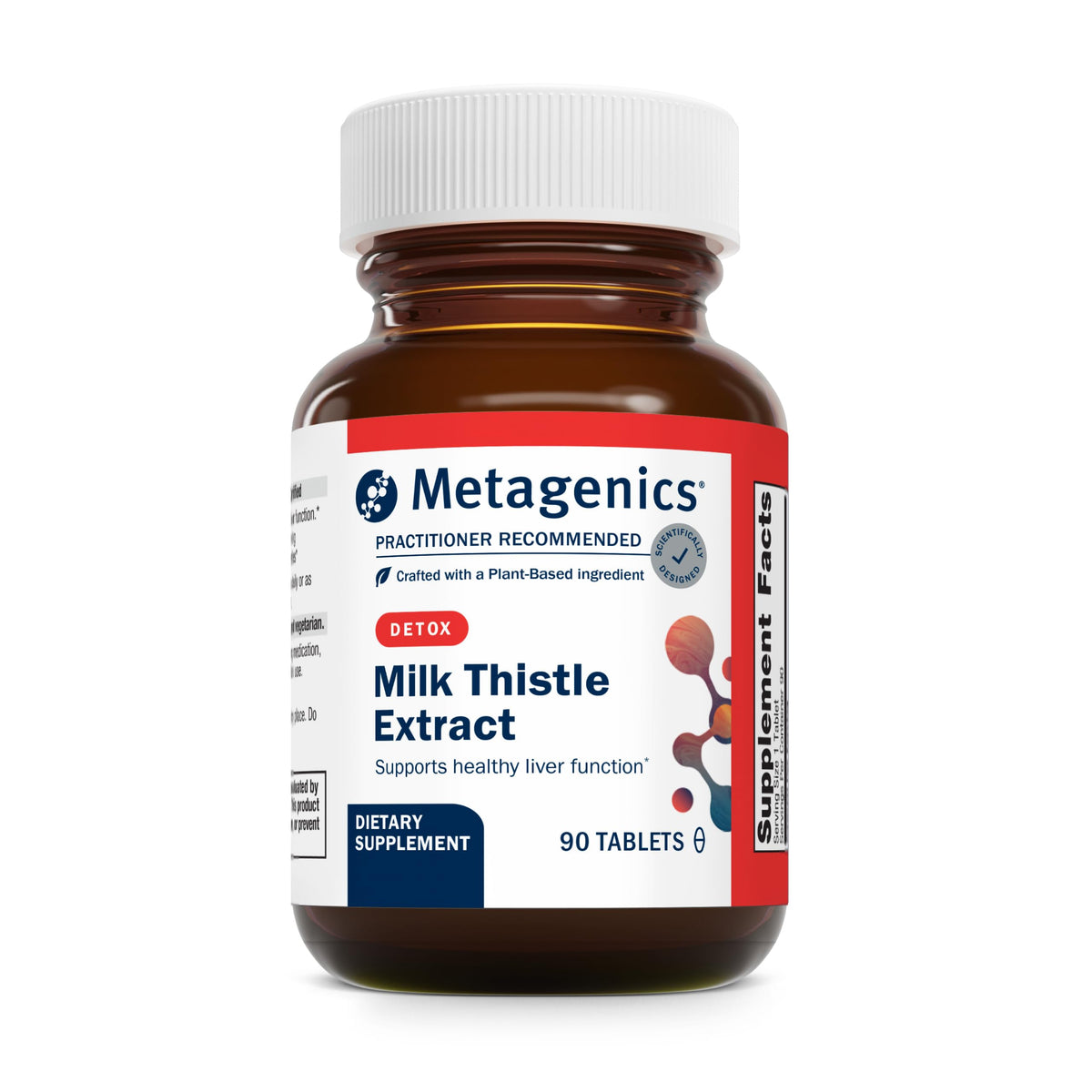 Metagenics Milk Thistle Supplement 56mg front view of packaging