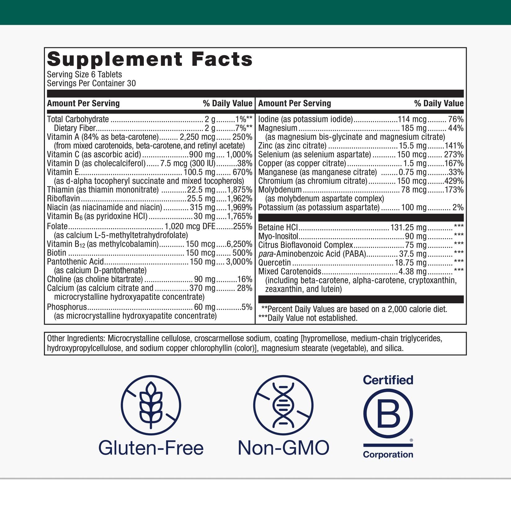 Metagenics Multivitamin Supplement 363g packaging