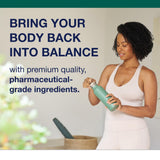 Metagenics Multivitamin with Iron tablets on a surface