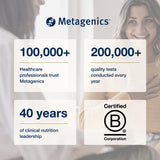 Metagenics MyoCalm Plus 60 Tablets with a glass of water