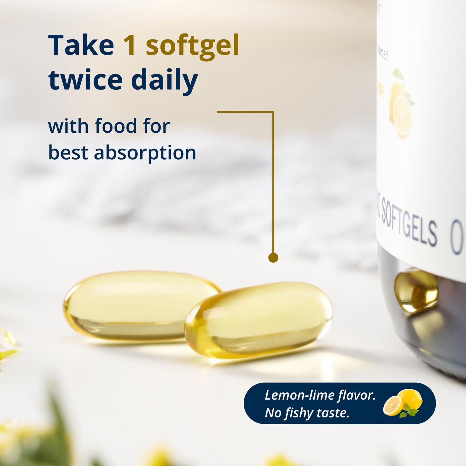 Metagenics Omega-3 EPA DHA 1000mg Softgels ingredients list