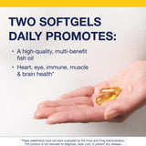 Metagenics Omega-3 Fish Oil Supplement side view