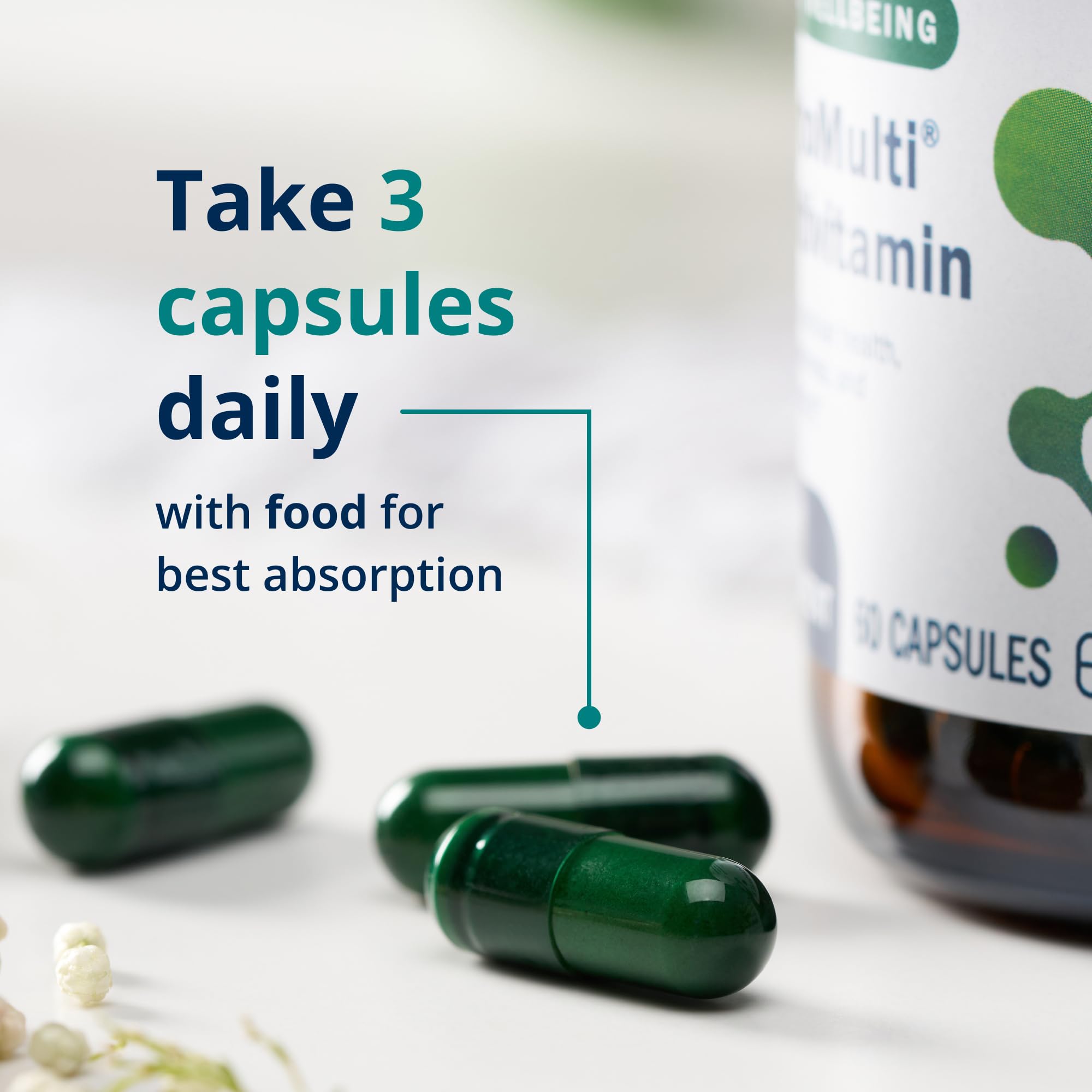 Metagenics PhytoMulti Multivitamin back view with ingredient list