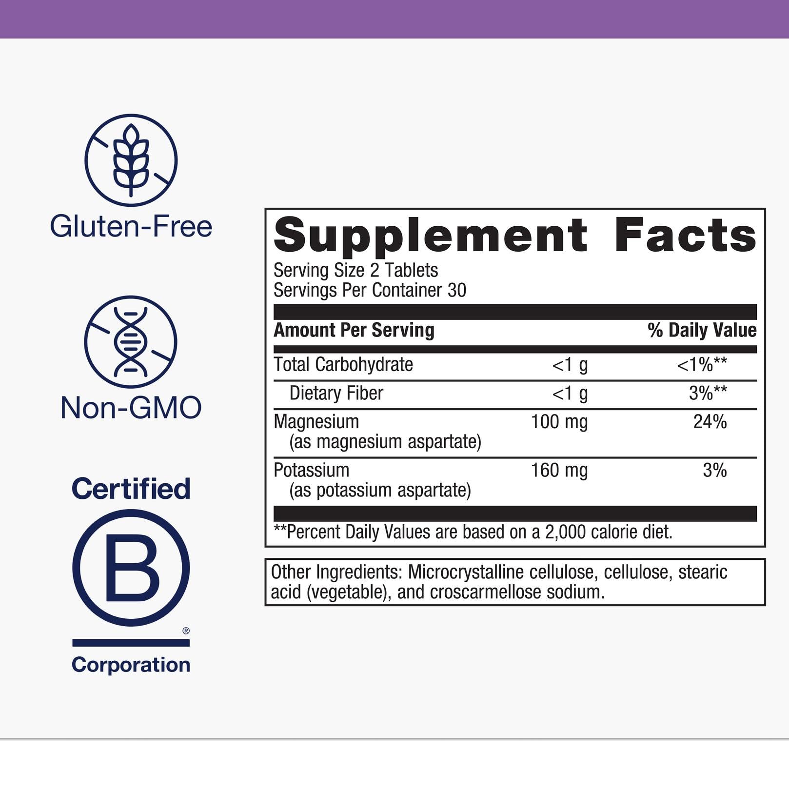 Metagenics Potassium Aspartate Supplement capsule close-up