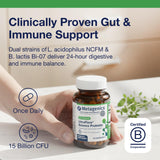 Metagenics Probiotic Capsules side view showing label