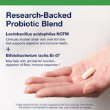 Metagenics Probiotic Daily Support side view of bottle