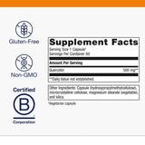 Metagenics Quercetin 500mg Capsules on a wooden table