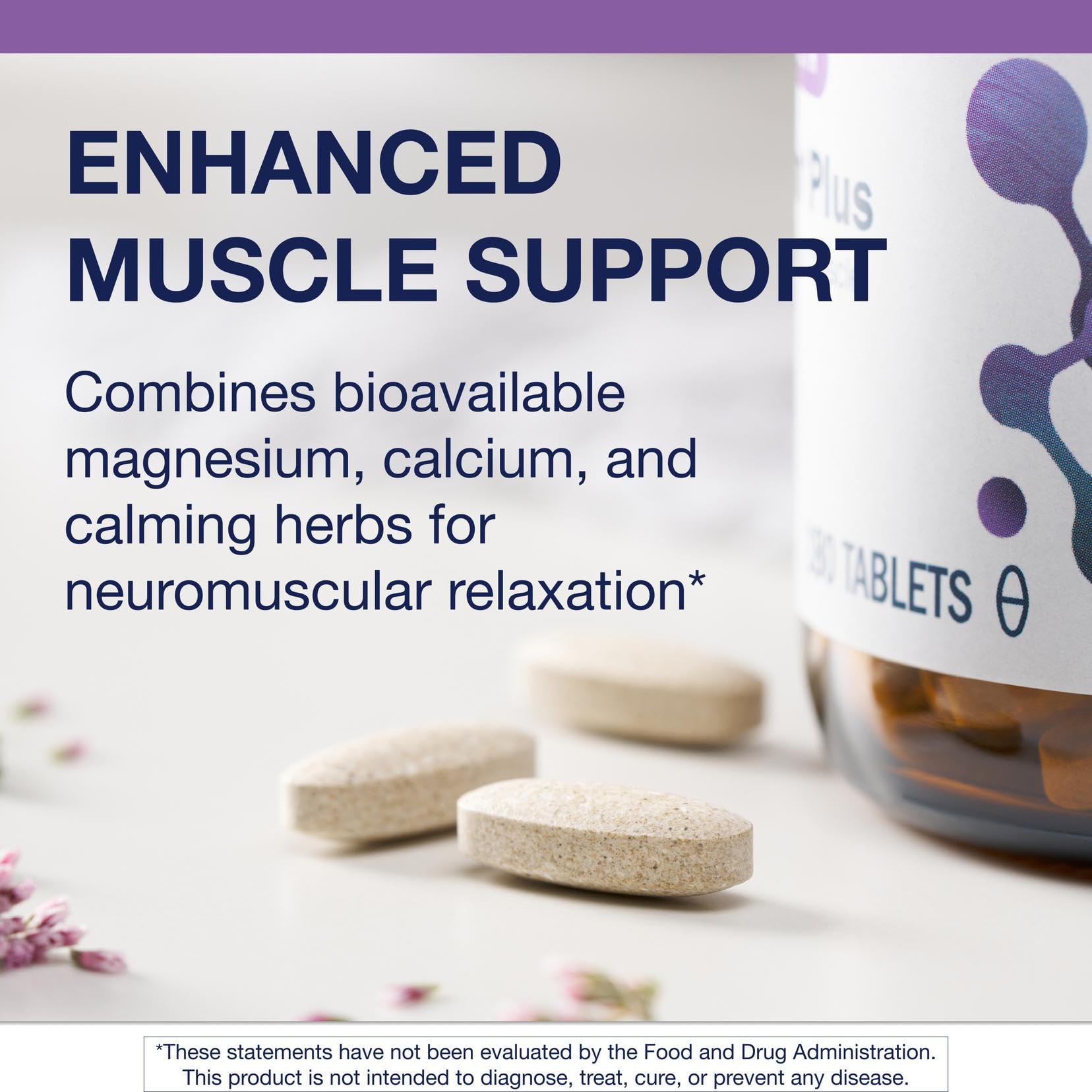 Metagenics Sleep Supplement Capsules back view with supplement facts