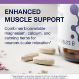 Metagenics Sleep Supplement Capsules back view with supplement facts