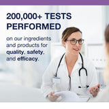 Metagenics Sleep Supplement Capsules with a measuring spoon for dosage