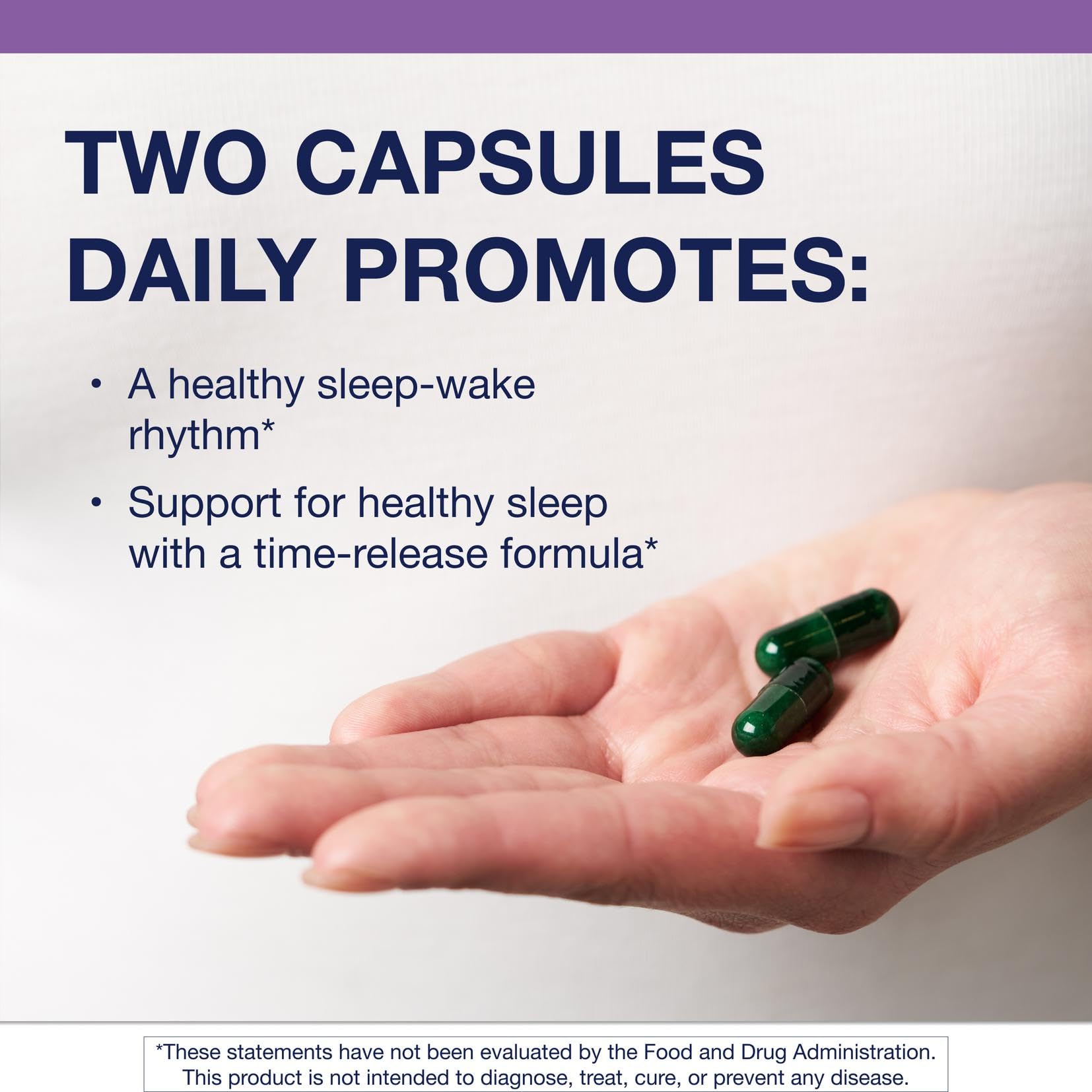 Metagenics Supplement capsules in a clear bottle