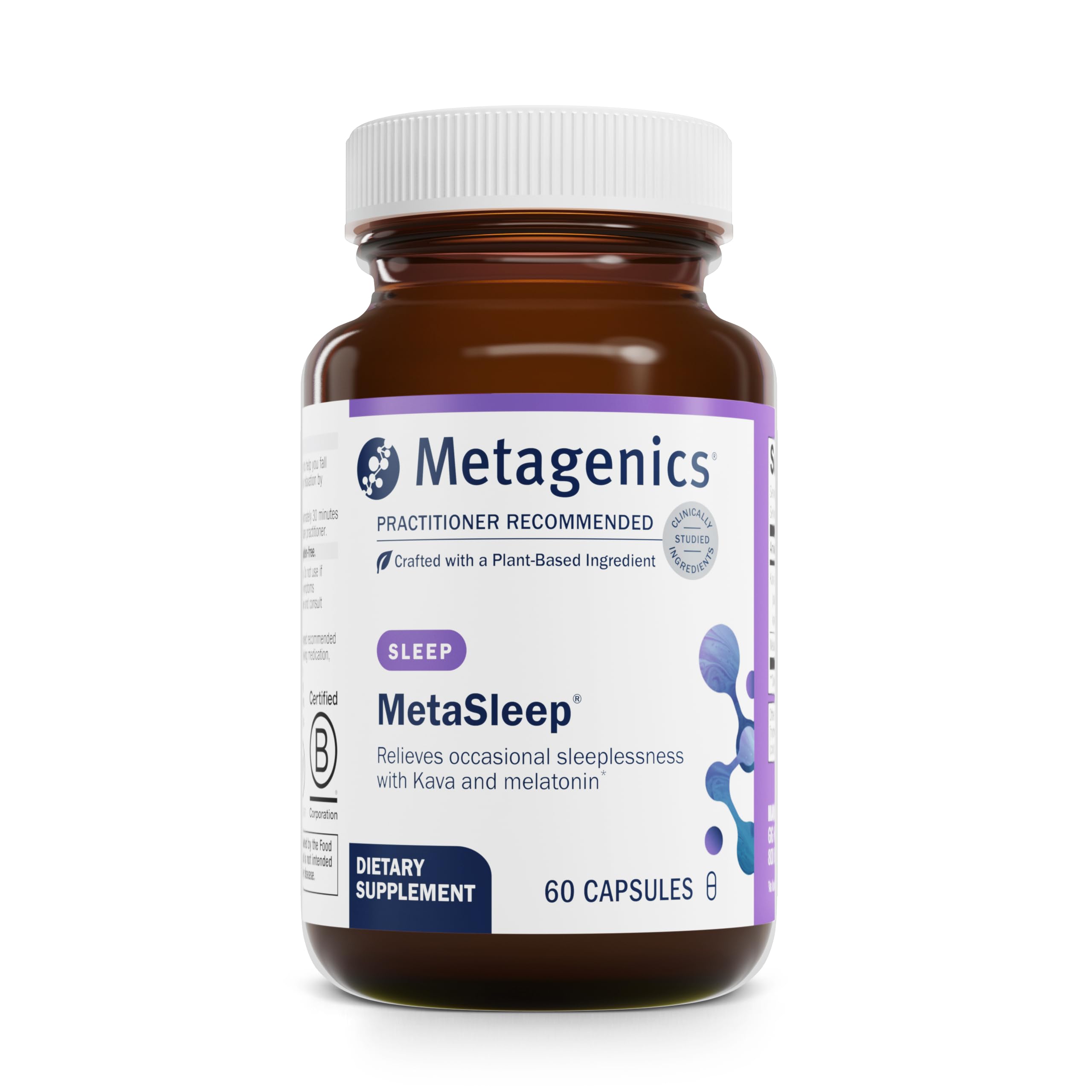 Metagenics Supplement front view with packaging