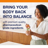 Metagenics Ultra Potent-C® 1000mg Vitamin C Tablets on a wooden table