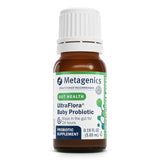 Metagenics UltraFlora Baby Probiotic 50g front view with dropper