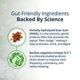 Metagenics UltraFlora Fiber packaging on a kitchen counter
