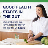 Metagenics UltraFlora Probiotic + Multivitamin on a kitchen counter