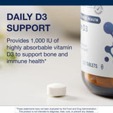 Metagenics Vitamin D3 1000 Supplement tablet close-up