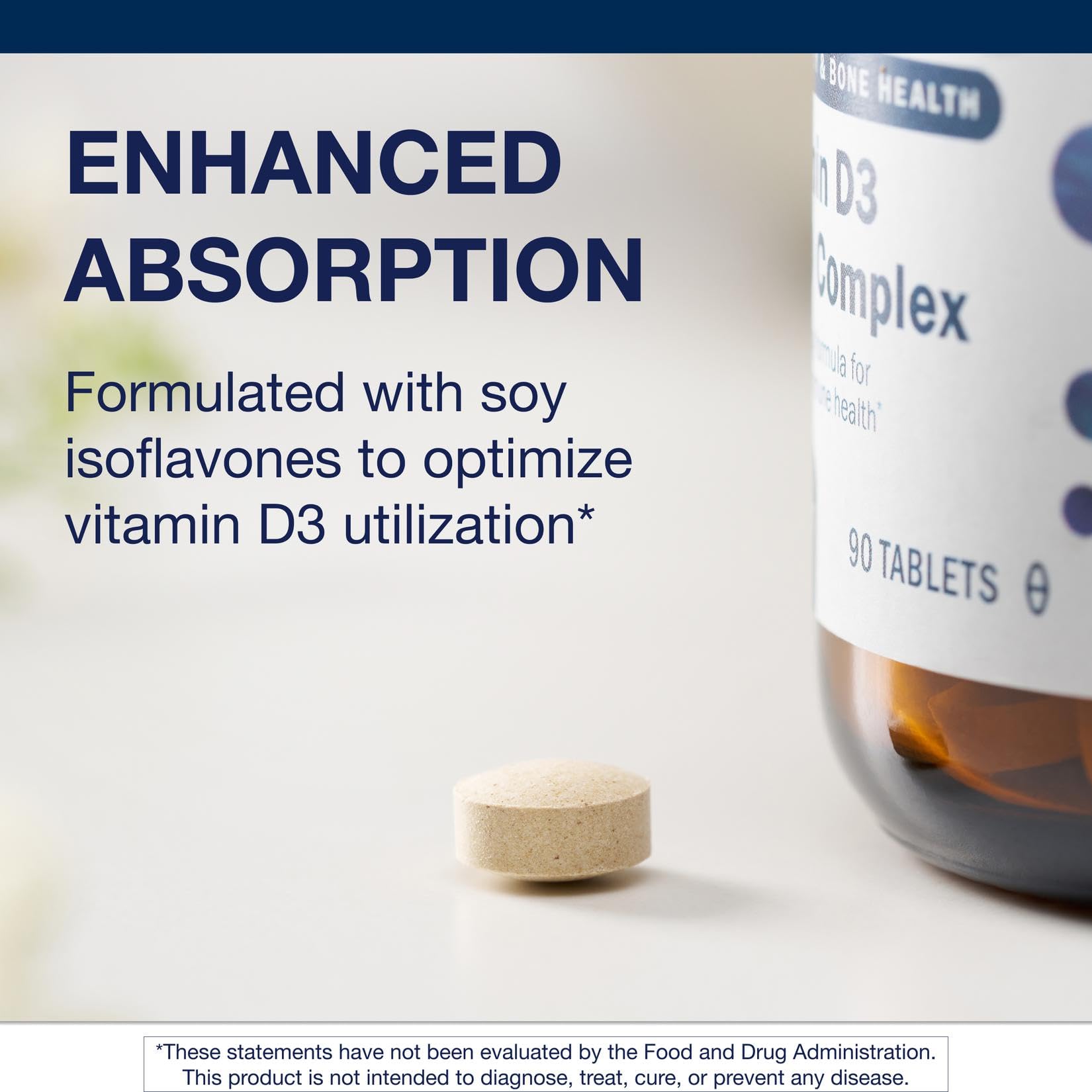 Metagenics Vitamin D3 2000 IU tablet close-up